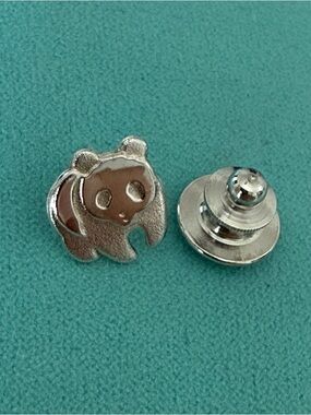 Tiffany & Co. Silver Panda Pin World Wildlife Fund - Retired